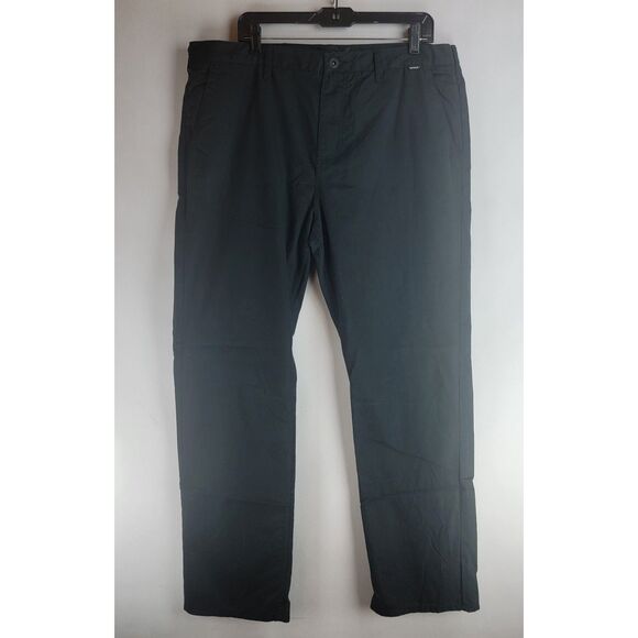 Hurley Other - Hurley Mens Size 38 Black Nike Dri-Fit Cotton Poly Flat Golf Pants